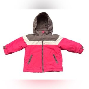 Wonderkids Vibrant Pink, Gray and White Jacket